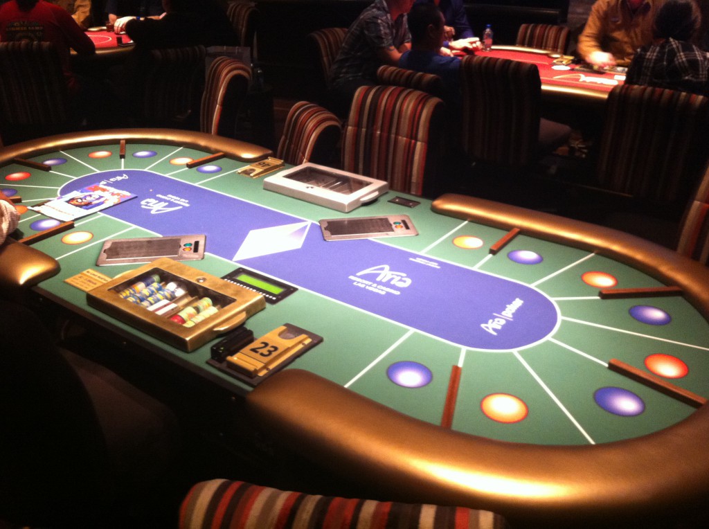 MultiAction Poker Table Aria Nolan's blog Travel, Food, Poker